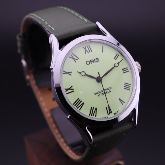 Oris Vintage Swiss 17 Jewels Hand-Wound Mechanical Men's Watch - FREE SHIPPING - Picture 1 of 12